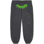 Sp5der Wait Web Sweatpants Slate Grey